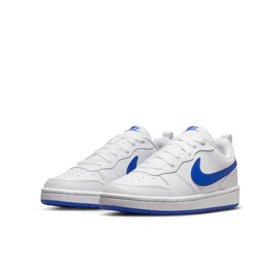 Nike (gs)  Court Borough Low Recraft 'white Hyper Royal'