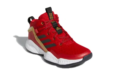 Adidas Originals (gs) Adidas Lockdown J Shoes Red/black/golden In Multi
