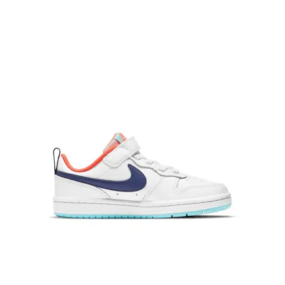 Nike (ps)  Court Borough Low 2 'white Dark Purple Dust'