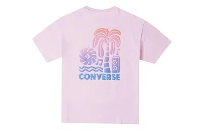 Converse (wmns)  Music Festival T-shirt 'stardust Lilac' In Pink