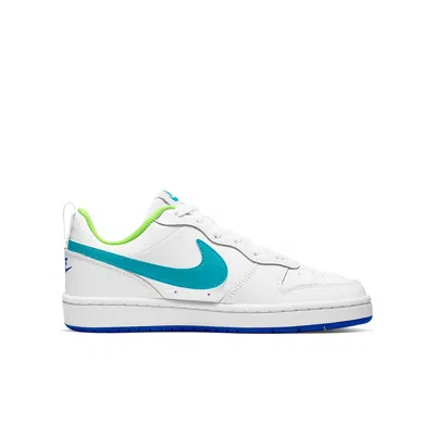 Nike (gs)  Court Borough Low 2 'white Teal Blue'