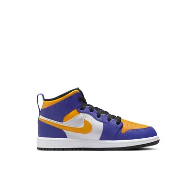 Air Jordan (ps)  1 Mid 'lakers'