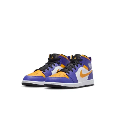 Air Jordan (ps)  1 Mid 'lakers'
