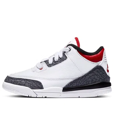 Air Jordan (ps)  3 Retro Denim Se 'fire Red Denim'