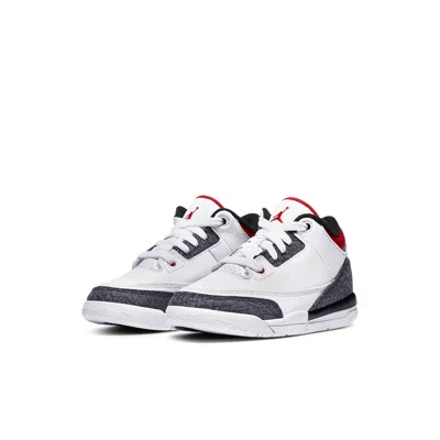 Air Jordan (ps)  3 Retro Denim Se 'fire Red Denim'