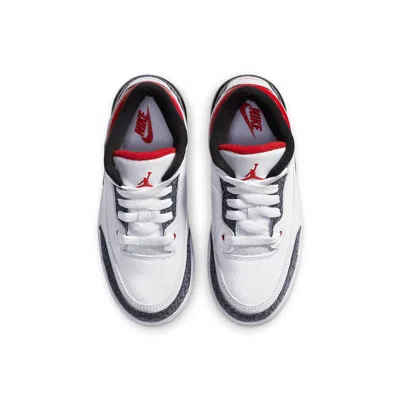 Air Jordan (ps)  3 Retro Denim Se 'fire Red Denim'