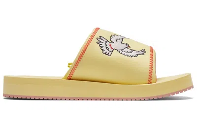 Puma Kidsuper Studios X Wilo Slide 'yellow Peach Beige' In Multi