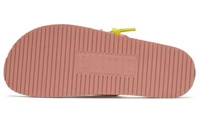 Puma Kidsuper Studios X Wilo Slide 'yellow Peach Beige' In Multi