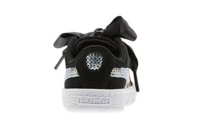 Puma (ps)  Suede Heart Trailblazer In Black
