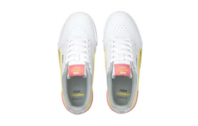 Puma (gs)  Carina X Peanuts 'white Yellow Pink'