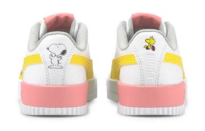 Puma (gs)  Carina X Peanuts 'white Yellow Pink'