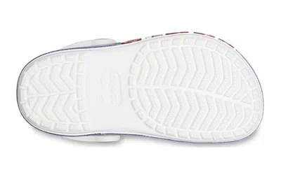 Crocs (gs)  Bayaband Rainbow Glitter Clogs 'white Red'