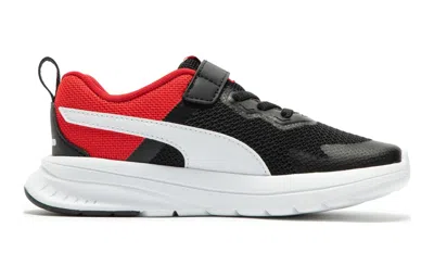 Puma (ps)  Evolve Run Mesh Alternative Closure 'black Red' In Multi
