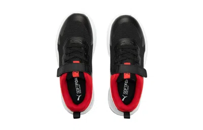 Puma (ps)  Evolve Run Mesh Alternative Closure 'black Red' In Multi