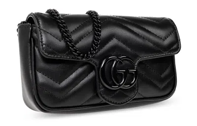 Gucci (wmns)  Gg Marmont Matelasse Super Mini Bag 'black'