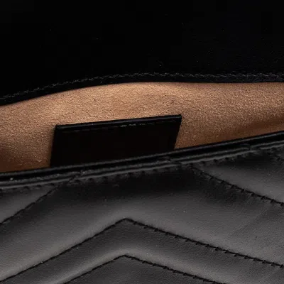 Gucci (wmns)  Gg Marmont Matelasse Super Mini Bag 'black'