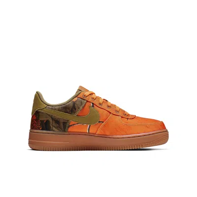 Nike (gs)  Air Force 1 Lv8 3 'real Tree' In Orange