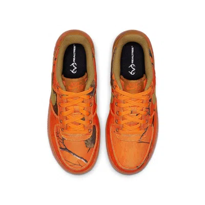 Nike (gs)  Air Force 1 Lv8 3 'real Tree' In Orange