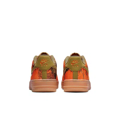 Nike (gs)  Air Force 1 Lv8 3 'real Tree' In Orange