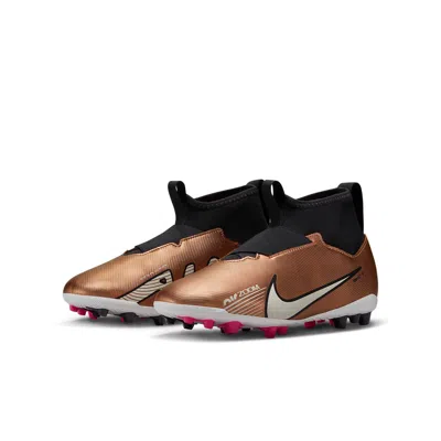 Nike (gs)  Jr Mercurial Superfly 9 15 Academy Ag 'bronze Black White'