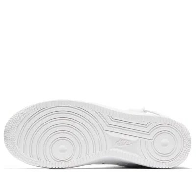 Nike (gs)  Sf Air Force 1 Mid Qs 'triple White' In Gray