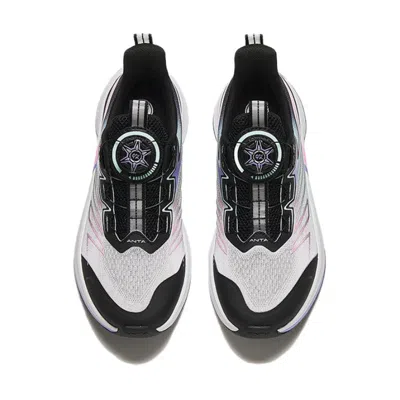 Anta (gs)  Running Series Sneakers 'black Purple Grey'