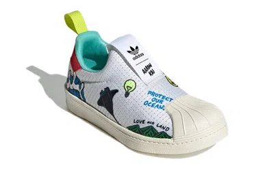 Adidas Originals (ps) Adidas Aaron Kai X Superstar 360 Primeblue J 'pop Art Style Waves'