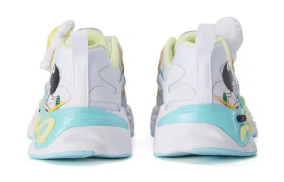 Fila (gs)  Fashion Running Sneakers 'white Blue Yellow' In Multi