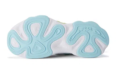Fila (gs)  Fashion Running Sneakers 'white Blue Yellow' In Multi