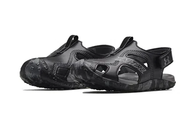 Under Armour (ps)  Fat Tire Defender Sandal 'black Camo'