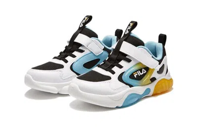 Fila (ps)  Athletic Training Sneakers 'white Black Blue'