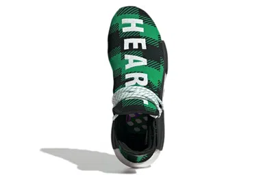 Adidas Originals Adidas X Pharrell X Billionaire Boys Club Nmd Hu Trail 'green Plaid' In Green