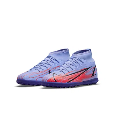 Nike (gs)  Kylian Mbapp X Mercurial Superfly 8 Academy Tf 'flames' In Purple