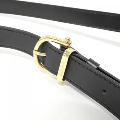 Pre-owned Celine Black Brown Coated Canvas Shoulder Bag ()