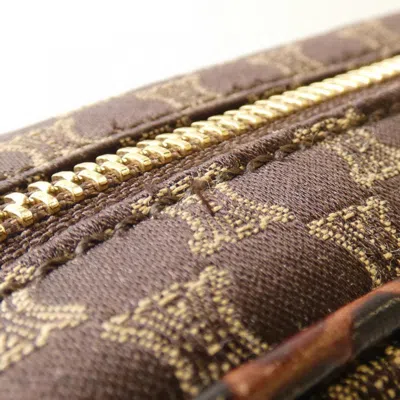Pre-owned Celine Brown Canvas Leather Shoulder Bag ()