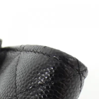 Pre-owned Chanel Black Grained Calfskin Clutch Bag Shoulder Bag ()