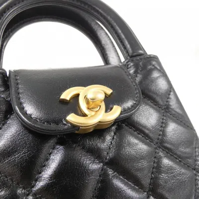 Pre-owned Chanel Black Leather Clutch Bag Shoulder Bag ()