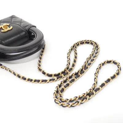 Pre-owned Chanel Black Leather Clutch Bag Shoulder Bag ()