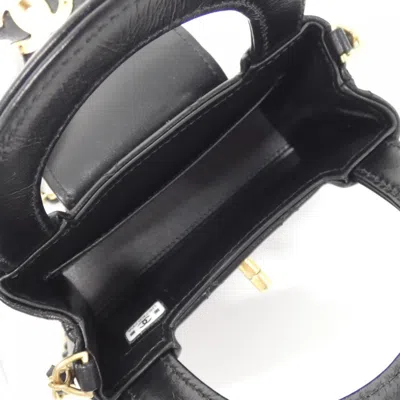Pre-owned Chanel Black Leather Clutch Bag Shoulder Bag ()