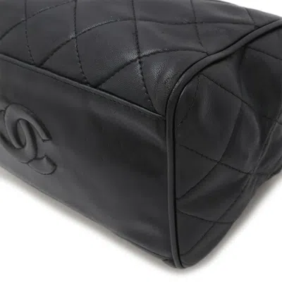 Pre-owned Chanel Black Leather Shoulder Bag Tote Bag ()
