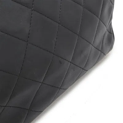 Pre-owned Chanel Black Leather Shoulder Bag Tote Bag ()