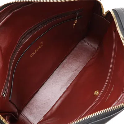 Pre-owned Chanel Black Leather Shoulder Bag Tote Bag ()