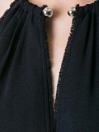 Shop Proenza Schouler Cold Shoulder Midi Dress - Black