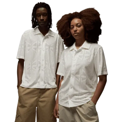 Jordan Men's  Flight Short-sleeve Knit Top In White