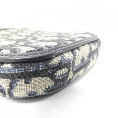 Pre-owned Dior Christian  Blue Canvas Shoulder Bag ()