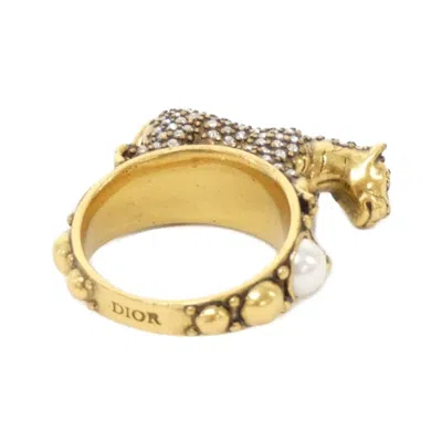 Pre-owned Dior Christian  Clear White Band Ring ()