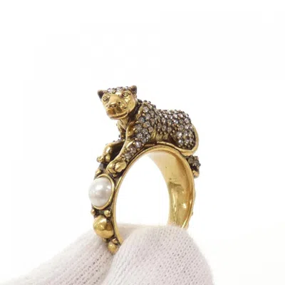 Pre-owned Dior Christian  Clear White Band Ring ()