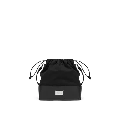 Maison Margiela 5ac Daily Drawstring Backpack Medium Unisex Black