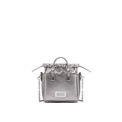 Maison Margiela 5ac Tote Horizontal Unisex Metallic Grey