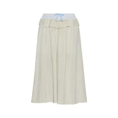 Maison Margiela Beige Aloe Anonymity Of The Lining Skirt